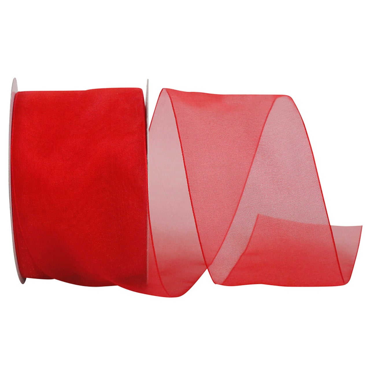 JAM Paper 2.5" x 50yd. Chiffon Mono Sheer Ribbon